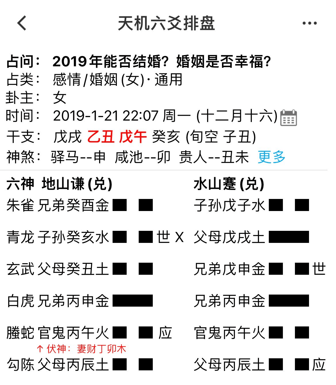 
六爻世为用神Q2六爻测父母感情婚姻怎么看