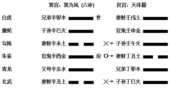 六爻伏吟 朱雀[判断]猫属于动物，以子孙为用神